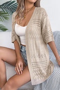 Fashion Hollow Half Sleeve Casual Tops