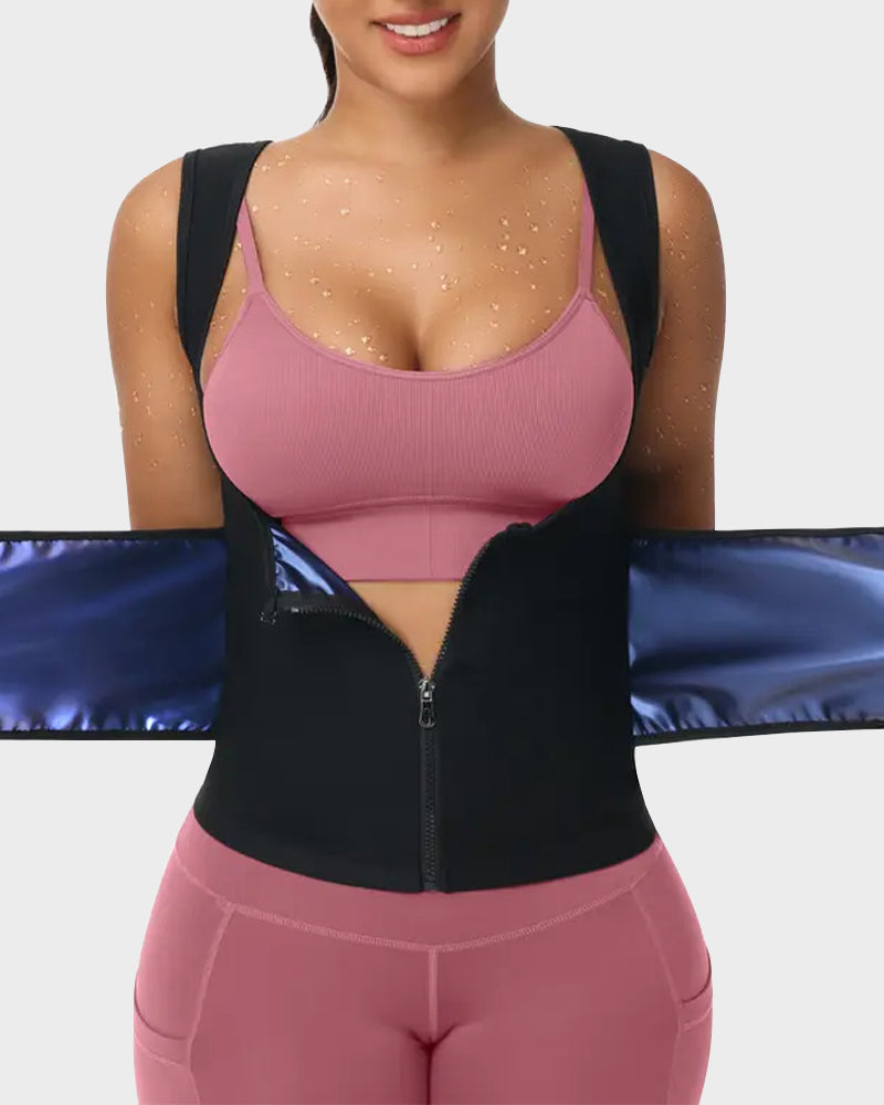Adjustable Sauna Sweat Waist Trainer Tank Top Main image