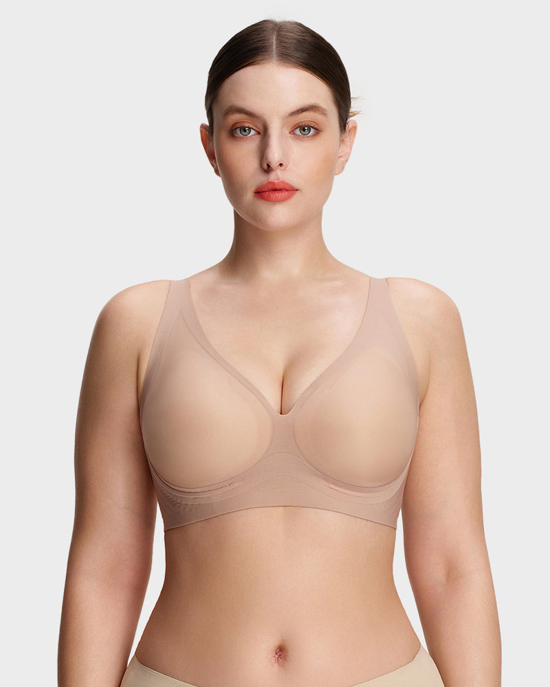 Supportive Wireless Deep-V Bra Main image