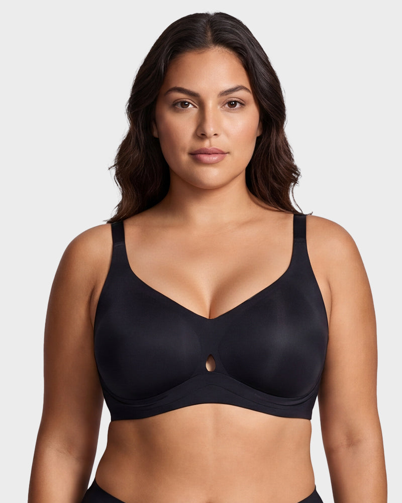 Teardrop Cutout Support Bra