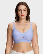 Teardrop Cutout Support Bra