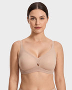 Teardrop Cutout Support Bra
