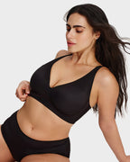 Supportive Wireless Deep-V Bra