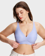 Supportive Wireless Deep-V Bra