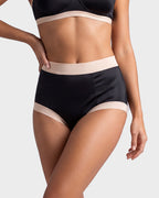 High Waist Satin Tummy Control Panties（5 pack）