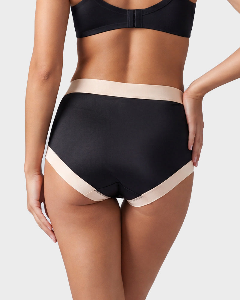 High Waist Satin Tummy Control Panties（5 pack）