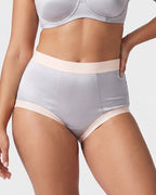 High Waist Satin Tummy Control Panties（5 pack）