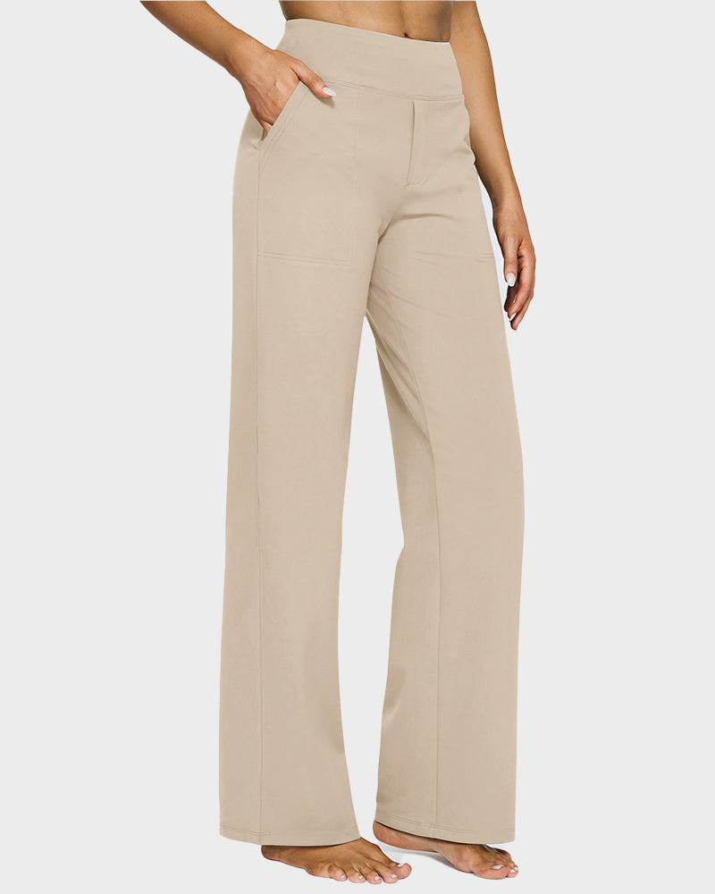 Loose High-Waist Business Wide-Leg Yoga Pants Secondary image