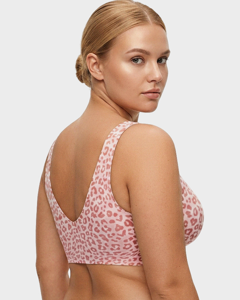 Seamless Wireless Full-Coverage Pullover Bra