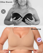 Seamless Wireless Full-Coverage Pullover Bra