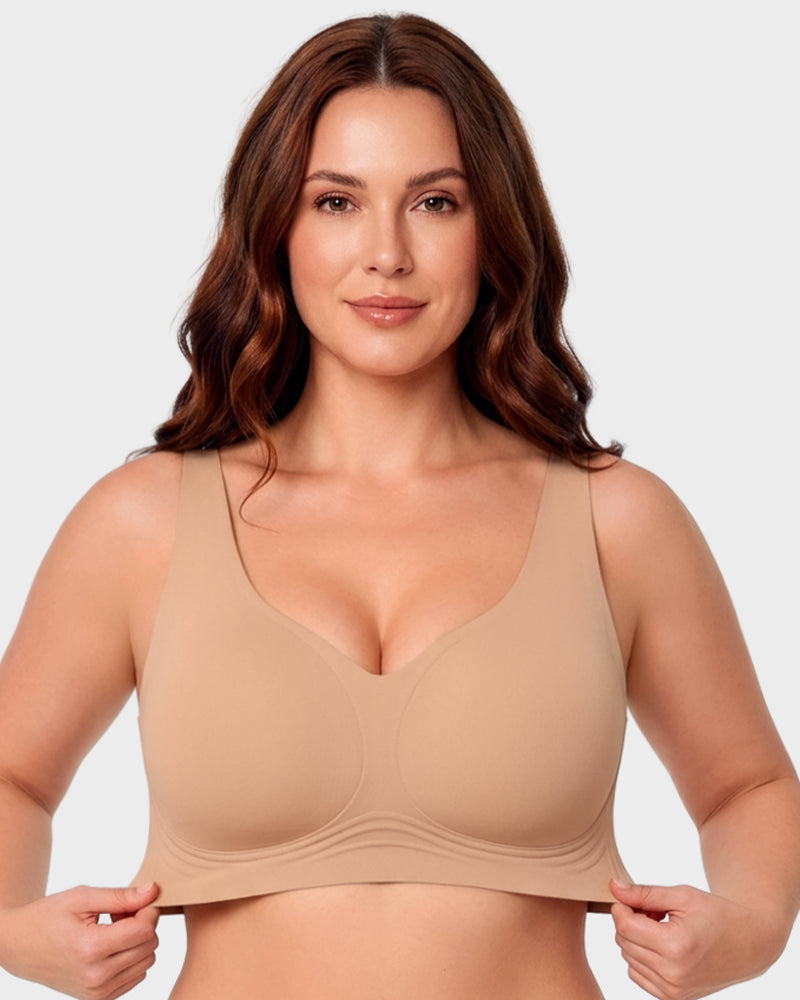 Seamless Wireless Full-Coverage Pullover Bra Main image