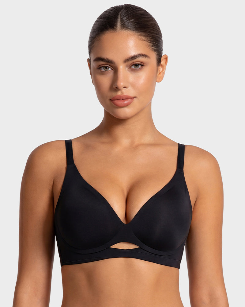 Soft Support Plunge Push-Up Bra