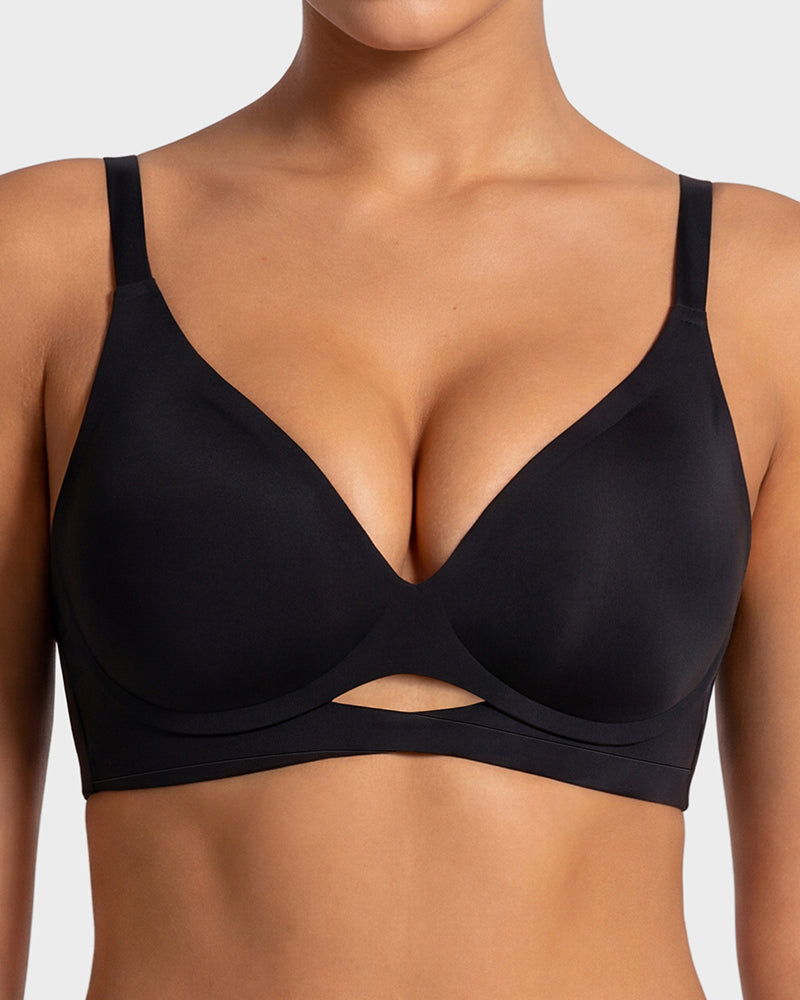 Soft Support Plunge Push-Up Bra