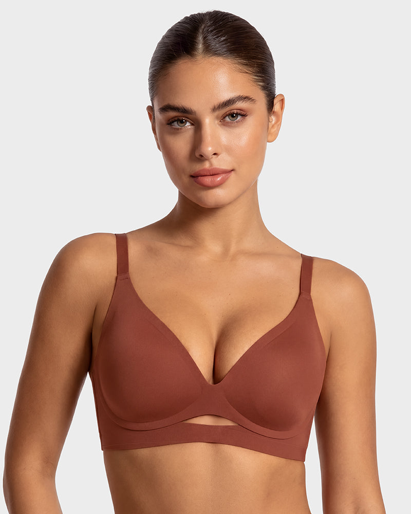 Soft Support Plunge Push-Up Bra