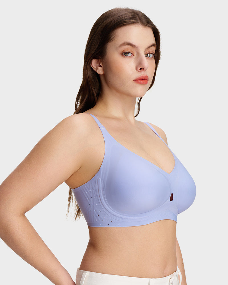 Teardrop Cutout Support Bra