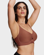 Teardrop Cutout Support Bra