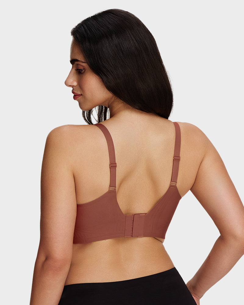 Teardrop Cutout Support Bra