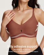 Teardrop Cutout Support Bra