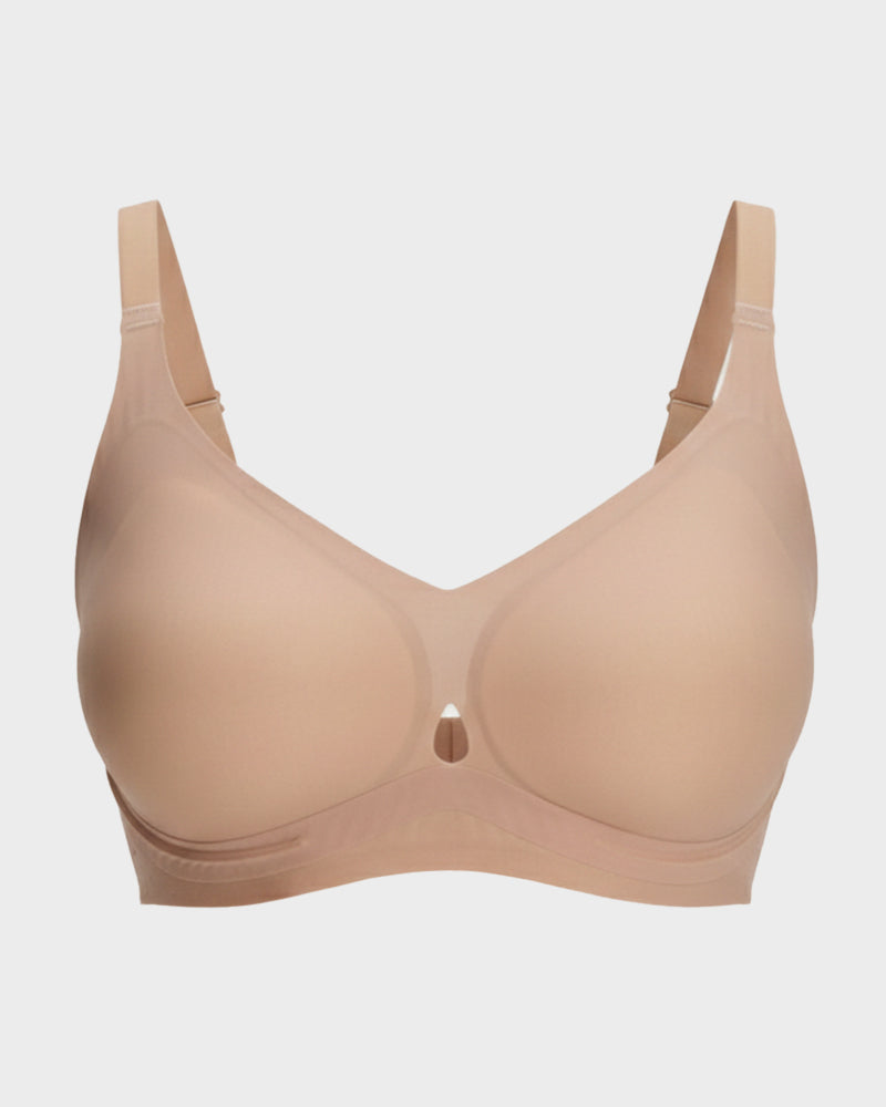 Teardrop Cutout Support Bra