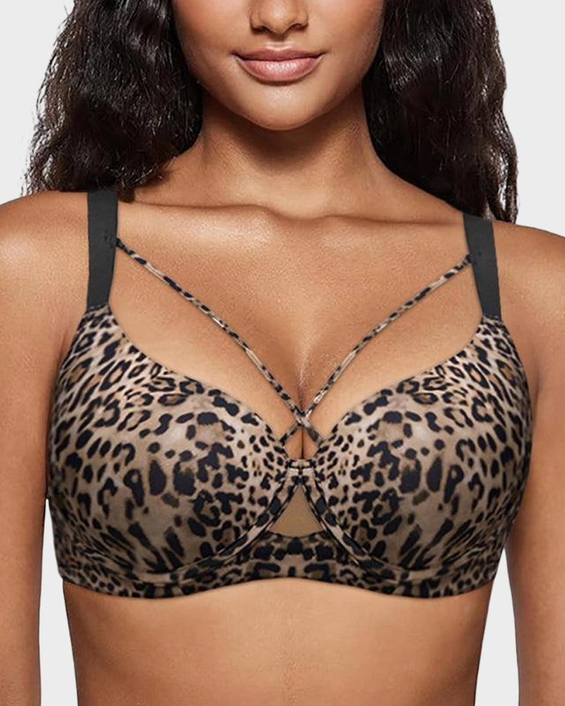 Underwire Round-Shaping Push Up Minimizer Sexy Bra
