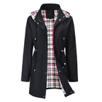 3-in-1 Plaid Waterproof Jacket for Women– Rain, Wind & Cold, All Covered